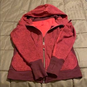 Lululemon Red Scuba Hoodie